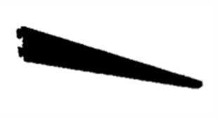 SXRSSH-114 STANLEY Bracket D32 Matt Black 17cm